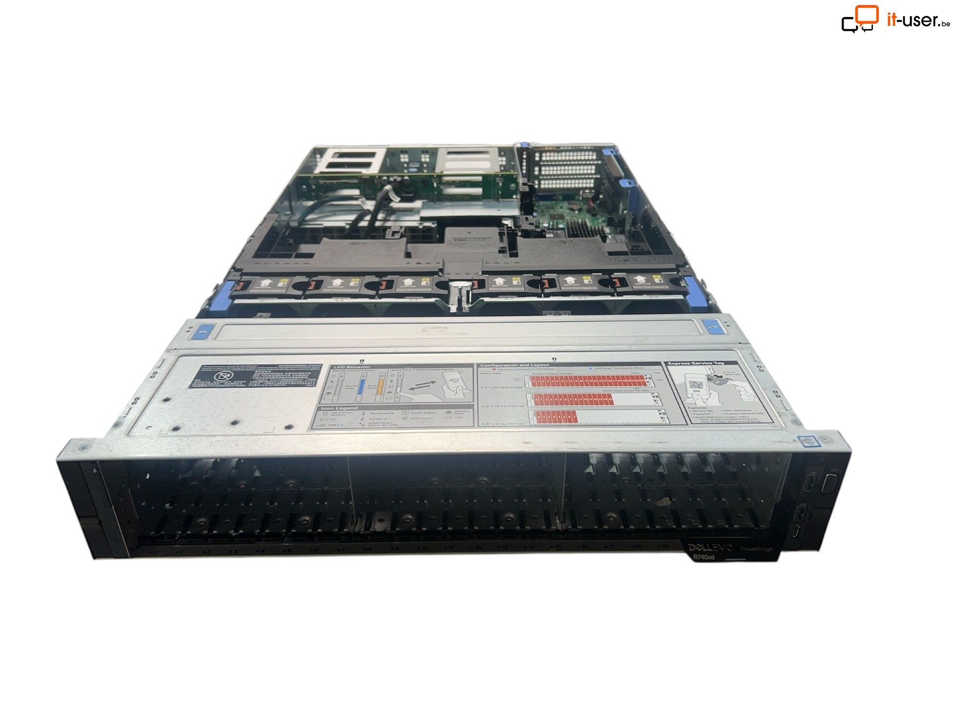DELL PowerEdge R740xd 24xSFF + 4xSFF / 2 x Gold 6130 / 2 x 16GB 2400T / DELL 99GTM / H740p Mini 8GB / 2 x 1100W